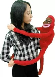 Marioneta de Mono Parlanchín Ventriloquista ROJA - Product Image 2