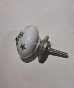 Boutons de meuble ronds et poignées de tiroir en résine incrustée, faits à la main, motif ange, pour armoire, placard, cuisine, vente en gros, artisanat - Product Image 1