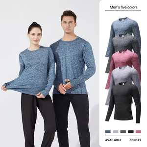 Conjunto de Ropa Interior Térmica Personalizable con Acabado de Tela Suave, Ecológico, Transpirable, de Secado Rápido, Spandex/Poliéster, Corte Regular para Hombre - Product Image 1