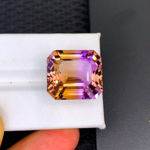 Piedra Preciosa de Ametrina Natural de Primera Calidad, Color Morado y Amarillo, para Joyería, Anillo, Colgante, Cristal Curativo, Elegante - Product Image 6
