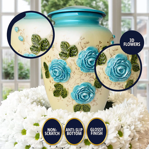 โกศบรรจุอัฐิโลหะทำมือ หรูหรา เป็นมิตรกับสิ่งแวดล้อม สำหรับผู้ใหญ่ ตกแต่งอย่างคลาสสิก ราคาถูกที่สุด - Product Image 4
