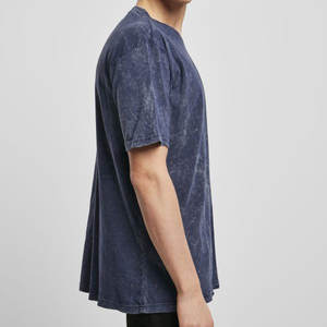 เสื้อยืดผู้ชาย สตรีทแวร์ สั่งทำได้ ผ้าฝ้าย 100% ล้างสีแบบแอซิด วินเทจ  แบบเรียบ พิมพ์ลายดิจิตอล ระบายอากาศได้ดี ทรงโอเวอร์ไซส์ ไซส์พลัส - Product Image 4