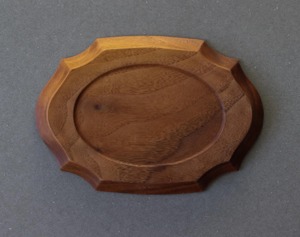 Plato de Madera de Color Natural, Forma Redonda, Diseño Elegante, Hecho a Mano, Vajilla de Cocina, Plato de Madera - Product Image 4