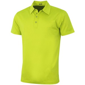 Chemise décontractée pour homme à manches courtes blanche avec logo sur le devant, séchage rapide, tricotée, coupe classique - Product Image 4