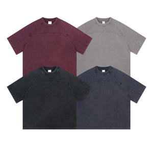 T-shirt unisexe en coton épais brodé, prêt à personnaliser, 100 % coton, tissu uni et lisse, respirant, idéal pour logo d'entreprise - Product Image 3