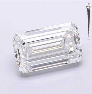 Diamante Cultivado en Laboratorio con Certificación IGI, Corte Esmeralda de 4.42 CT, Color D, Claridad VS1, CVD LG 705543805 ROYAL GEMS para Joyería - Product Image 2