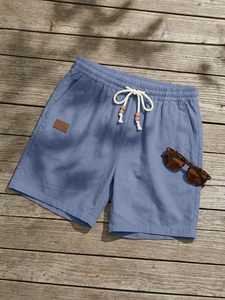 Shorts décontractés d'été en coton pour hommes, shorts de plage, de promenade, de natation, extensibles, techniques, pour la course et la gym - Product Image 5