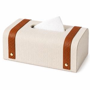 Elegant <b>Black</b> Crocodile Pattern Leather <b>Tissue</b> Box Cover Square Cube Facial Napkin <b>Paper</b> Holder Dispenser for Hotel Office - Product Image 4