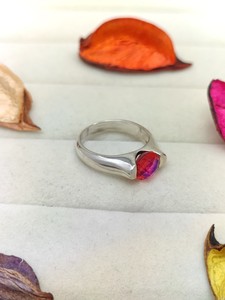 Bague en quartz arc-en-ciel des Caraïbes, bijou en cristal coloré, cadeau de mode élégant et unique pour femmes et filles - Product Image 5