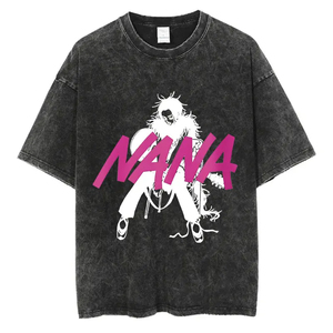 เสื้อยืดสตรีทแวร์พิมพ์ลายปลาญี่ปุ่นแบบกำหนดเองสำหรับ OEM ผ้าฝ้ายทรงหลวมขนาดใหญ่พิเศษจากซัพพลายเออร์ - Product Image 5