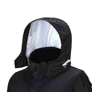Conjunto de Chaqueta y Pantalones Impermeables para Adultos, Diseño Clásico y Moderno, de Poliéster, con Capucha, para Senderismo y Actividades al Aire Libre - Product Image 3