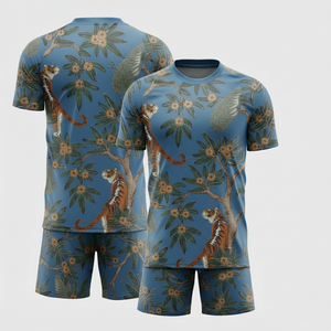 Conjunto de Uniforme de Fútbol Sublimado con Logotipo Personalizado, Uniformes de Entrenamiento de Secado Rápido, Equipación de Club, Estilo Retro, Corte 100% Automatizado - Product Image 3