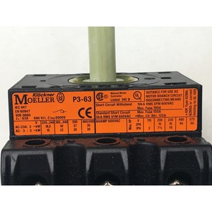 สวิตช์หลัก Klockner Moeller P3-63/EA/SVB 460VDS - อุปกรณ์และอะไหล่เซมิคอนดักเตอร์ชั้นนำระดับโลกที่เชื่อถือได้ - Product Image 3