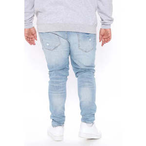Venta al por mayor de pantalones vaqueros de corte de bota a la moda para hombre - Product Image 1