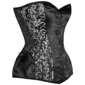 เสื้อครอเซ็ทวินเทจสำหรับผู้หญิง เซ็กซี่ กระชับสัดส่วน ระบายอากาศได้ดี ดีไซน์ทันสมัย ผ้าปักลาย สำหรับสาวพลัสไซส์ - Product Image 2