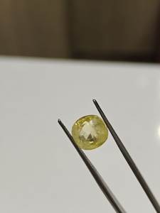 Zafiro amarillo de alta calidad de 8.50 ct, forma redonda, piedra suelta para fabricantes y diseñadores de joyas - Product Image 5