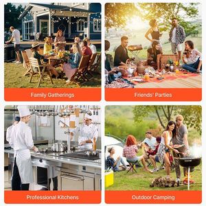 Accessorio per Barbecue all'Aperto Teppanyaki, Utensile per Griglia Piatta per una Cottura Pratica ed Elegante - Product Image 5