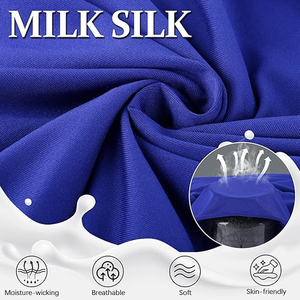 Hijab Abaya Couvrant Entièrement de Couleur Bleue, Style Modeste, Vêtement Islamique Ample et Respirant, Foulards Hijab pour Femmes, Usage Quotidien - Product Image 3