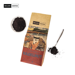 Café Molido Amargo con Sabor a Avellana, Arábica de Vietnam, Tueste Medio, Alta Calidad, 0.25 kg, Venta al por Mayor, OEM, Marca Privada Milano - Product Image 4