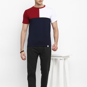 เสื้อยืดผู้ชายดีไซน์ใหม่ สกรีนโลโก้ได้ คอกลม ทรงปกติ สวมใส่สบาย ผ้าโพลีเอสเตอร์/คอตตอน สไตล์ฮิปฮอป ระบายอากาศได้ดี - Product Image 3