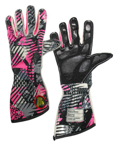 ถุงมือแข่งรถ Beltenick ได้รับการรับรองจาก FIA คุณภาพสูง สีดำ ป้องกันการลื่น  แบบเต็มนิ้ว พิมพ์ลายแบบ Sublimation ทนไฟ NOMEX สำหรับกีฬา - Product Image 1