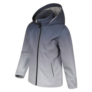 New Design Men’s Gradient Gray Hooded Windbreaker <b>Jacket</b> for Winters Streetwear Stylish Outdoor Zip-Up <b>Jacket</b> - Product Image 4