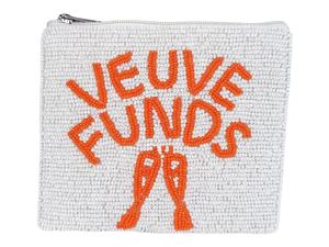 <b>Cute</b> Elegant Beaded GAME DAY Embroidery TOUCH DOWN Coin <b>Purse</b> With Unique Handmade Style And Fancy Designer Statement For Girl - Product Image 3