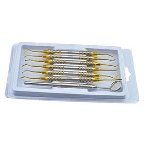 Kit de Instrumentos Manuales de Acero Inoxidable para Rellenos Dentales de Composite, Ionómero de Vidrio y Amalgama - Shuja Surgico - Product Image 4