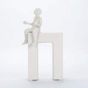 Sujetalibros Modernos de Metal Pulido para Decoración Tradicional del Hogar, que Aportan Líneas Limpias y un Estilo Funcional para los Estantes - Product Image 6