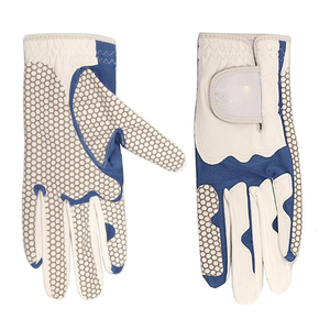 Vente directe d'usine Concevez votre propre logo Gant de golf respirant en cuir Cabretta couleur douce Gants de golf personnalisés pour le sport - Product Image 3