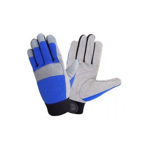 Gants de travail de sécurité en cuir fendu de haute qualité, personnalisés, anti-choc, anti-chaleur, anti-coupure, avec logo personnalisé EN420 - Product Image 1