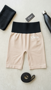 กางเกงขาสั้นออกกำลังกายสำหรับผู้หญิง ระบายอากาศได้ดี สไตล์สตรีทแวร์ เอวยางยืดสูง กระชับสะโพก ยกกระชับรูปร่าง เหมาะสำหรับโยคะ ปั่นจักรยาน ยกน้ำหนัก และออกกำลังกาย - Product Image 6