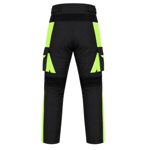 Black Neon <b>Green</b> Motorbike Pants for Men Motorcycle Protective Riding Trousers Durable Biker Gear Racing Adventure Outdoor We - Product Image 2