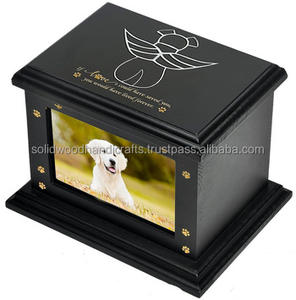 Handmade Funeral Wooden <b>Urn</b> for <b>Pet</b> <b>Ashes</b> Wood Cremation <b>Urns</b> for Cat and Dog <b>Ashes</b> - Product Image 5