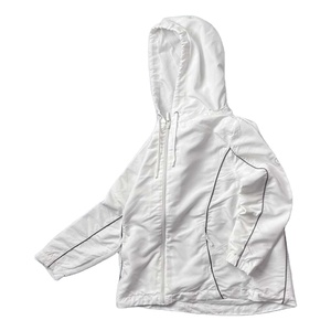 Conjunto Deportivo Vintage Blanco, Chaqueta con Capucha y Pantalones Deportivos, Estilo Anorak para Verano - Product Image 6