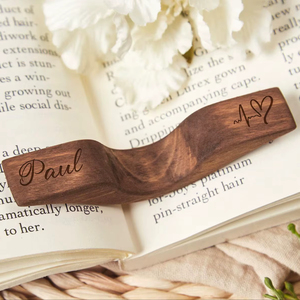 Finger Ring Reader Support <b>Book</b> Finger Holder Wooden - Product Image 1