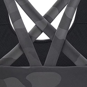 Soutien-gorge de sport pour femme, couleur unie, respirant, avec logo frontal, tendance 2026, vente en gros, meilleure qualité, matière douce et extensible - Product Image 3