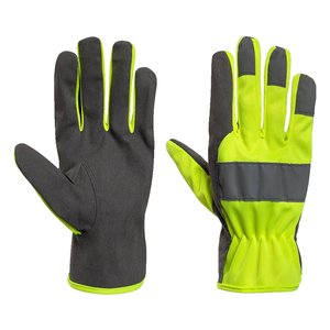 Gants de travail en cuir de haute qualité, durables, pour le jardinage, en coton et cuir, gants de qualité supérieure à vendre - Product Image 1