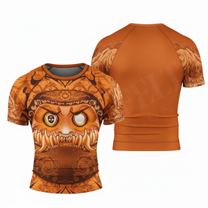 Factory Direct Whole Sale Fitness Swimming UV Protection Short Sleeve <b>Compression</b> Four Way Stretch Heavy Duty Rash Guards - Product Image 6