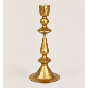 Luxury Hammered <b>Brass</b> Taper Candle <b>Holder</b> for Wedding Centerpieces Gold Metal <b>Candlestick</b> Stand Bulk Wholesale Price - Product Image 1