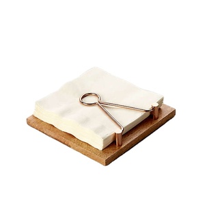 Servilletero de Madera para Mesa de Restaurante y Hogar, Caja de Almacenamiento para Pañuelos, Servilletero Personalizado para Venta - Product Image 1