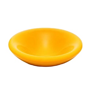 Grand bol liquide jaune en résine fait à la main, bols de service, vaisselle décorative polie, écologique, origine indienne, fête - Product Image 1