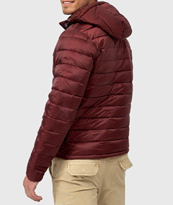 Windbreaker Front Logo High Street Style Custom Printed Fabric OEM Custom Men's Casual Winter Puffer <b>Jacket</b> - Product Image 4