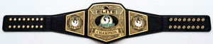 Ceinture de championnat de lutte en équipe, en PU noir, durable, unisexe, équipement d'arts martiaux, ceinture de titre de lutte, nom et logo personnalisés - Product Image 5