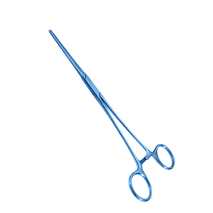 <b>Micro</b> Clamp Straight 30mm long DeBakey Atraumatic jaws Angled Shanks Titanium 4" (10cm) - Product Image 1