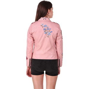 Leather Women's <b>Jackets</b> From Pakistan High Quality Women Fashion Women's Leather <b>Jackets</b> Original <b>Sheepskin</b> Leather Custom Size - Product Image 6