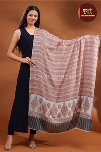 Ethnic Tropical Floral <b>Wool</b> Shawl Scarf Paisley Stripe Feather <b>Wrap</b> for Winter Wedding Festival Women - Product Image 6