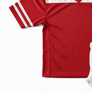 Wholesale American Football Uniform Set Custom Logo Design Quick Dry Breathable Polyester Jersey Pants For Competition - Product Image 4