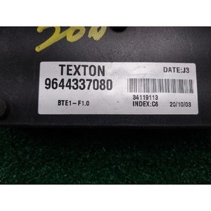 Mini ECU et modules informatiques d'occasion convertibles 9644337080 - Product Image 4