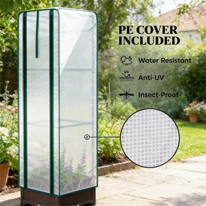 Jardinera Exterior Marrón, Cercado para Jardín, Enrejado y Puertas - Product Image 3